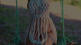 Naked girls outdoors