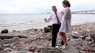 Naked girls outdoors