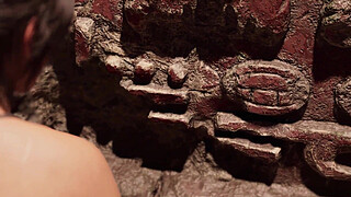 Lara goes Primal - Nude Lara All Cutscenes Movie Part 1