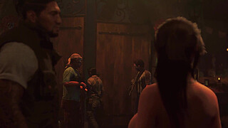 Lara goes Primal - Nude Lara All Cutscenes Movie Part 1