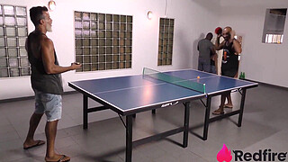 Naughty girlfriend Larissa Leite had a great Anal and DP game with her boyfriend's friends