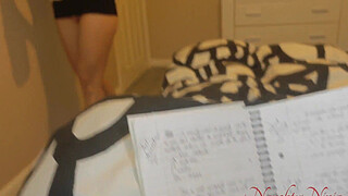 Step-Mom Falls on my Dick while I'm Masturbating to Her