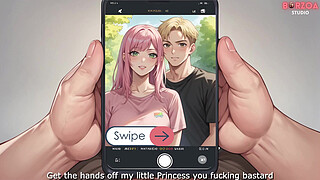 Young tiny small stepdaughter hummiliated by her old fat ugly stepfather (Hentai/3D/Animated)