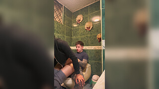 Eating my best friend in her bathroom and we ended up fucking in her room