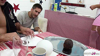 Two Sexy Big Boobs MILFs seduce to Anal and DP Group Sex by three Guys