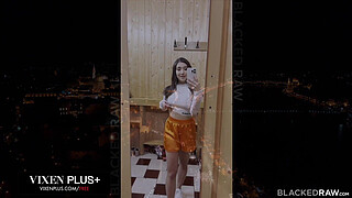 BLACKEDRAW Naughty Gym Hottie Lisa Belys Gets A BBC Workout In Blacked Raw Debut