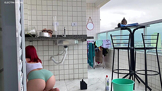 I called this maid to clean my house, and she looked like this to me, I got very horny