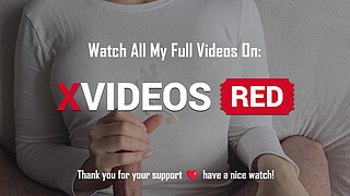 POV Couple Handjob And Cum On Clothes!