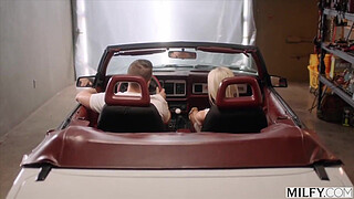 MILFY Trophy Wife Elisa Bethann Fucks Mechanic While Hubby is Away