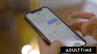 ADULT TIME - Petite Aiden Ashley Lets Handsome Match Creampie Her On Their First Date FULL SCENE