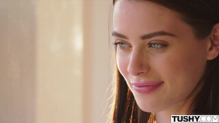 TUSHY Lana Rhoades FIRST DOUBLE PENETRATION