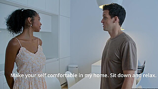 Hot Columbian babe get surprise visit in her apartment Barbie Rous