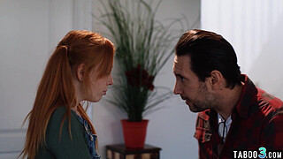 Stepdad offers his teen stepdaughters Madi Collins ass to a social worker