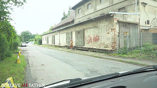 Forgive Me Father - Innocent widow redhead MILF first time with big dick hardcore sex public pick up