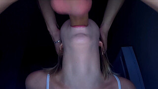 Sloppy blowjob. Huge load cum in mouth