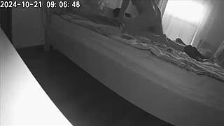 Wife installed a hidden camera and filmed the cheating of her husband and housekeeper. Real video