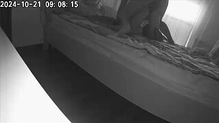 Wife installed a hidden camera and filmed the cheating of her husband and housekeeper. Real video