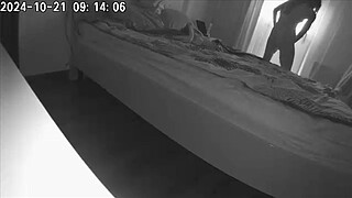 Wife installed a hidden camera and filmed the cheating of her husband and housekeeper. Real video