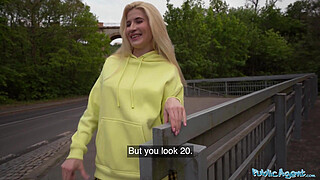 Public Agent Stunning Blonde Euro Babe gets a HARD DEEP Dicking