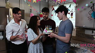 Cute step Mother Gets All Dicks On Ass On Birthday - Liv Revamped, Nade Nasty, Nick Strokes | AnalMa