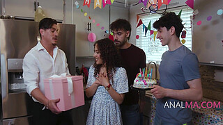 Cute step Mother Gets All Dicks On Ass On Birthday - Liv Revamped, Nade Nasty, Nick Strokes | AnalMa