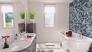 In a Scent - Cheating MILF is Naked in front of her Stepson