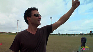 Football player goes home with her coach to have sex