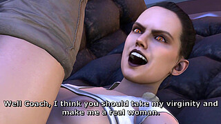 Rey from Star Wars loses her virginity to an older black guy