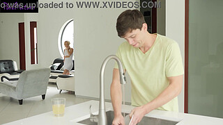 Laura Bentley Drains Her Stepson's Cock When Hubby Leaves The House