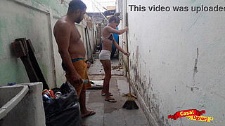 I fucked my stepdaughter for R$200, I came in her mouth