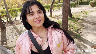 PutaLocura - Tattooed Spanish Nadja Hot swallowing Torbe's cum while caught.