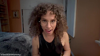 Stepmom Catches You and Says You Have a Nice Cock