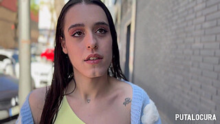 PutaLocura - Skinny Spaniard Briseida Myers is picked up by Torbe