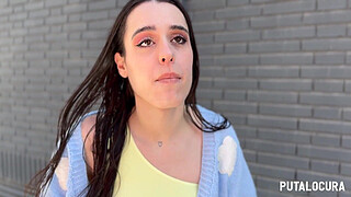 PutaLocura - Skinny Spaniard Briseida Myers is picked up by Torbe