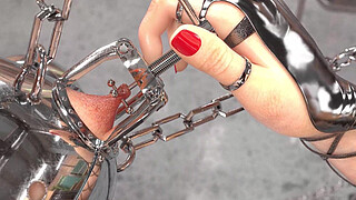 Hardcore 3D Metal Bondage Compilation