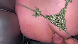 I love getting my ass fucked in the car by my husband's big cock