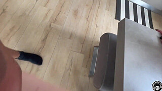 big titty cougar takes lil d's sausage for lunch pt 2