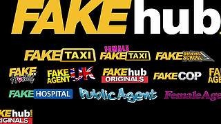 HOT Tattooed brunette with Perfect Body fucked during her tattoo - FAKEhub