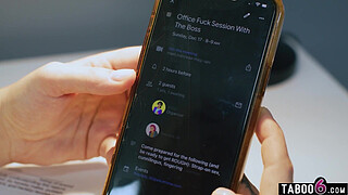 Office lesbian sex with boss Casey Calvert and PA Anna Claire Clouds