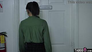 Office lesbian sex with boss Casey Calvert and PA Anna Claire Clouds