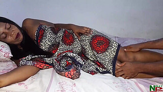 Milf Stepmom Got a Hot Massage and Fucked By Stepson in The Village