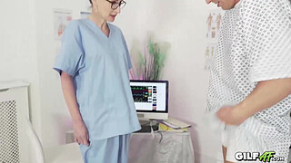 GILF NURSE GOT A CREAMPIE! Gilf AF