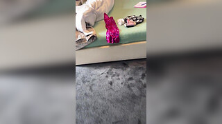 The Cum Contest Two Girls Hot CFNM Dice Challenge with Precum Weighing Try not to Cum Style Stroking and Instructions with Levels