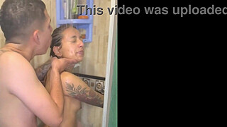 I help bathe my stepsister