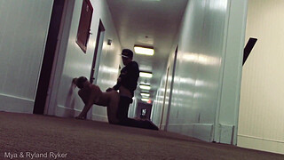 Hotel Hallway Sex! A Decade Apart and Still Going! 18 vs 28 and Pregnant!