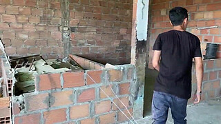 I fuck my boss's huge pussy for the first time and I cum inside her