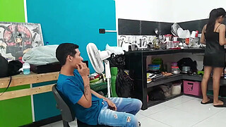 I fuck my husband's best friend when he is not at home