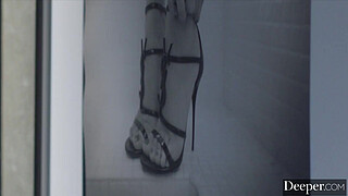 Deeper. Submissive Ameena Is Dominated In Public