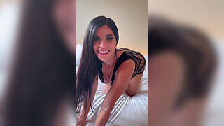 BBC creampie I fuck a Venezuelan girl in her hotel and cum inside her pussy