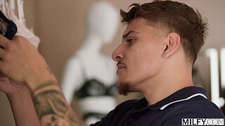 MILFY Cock-Obsessed MILF Sydney Paige Fucks Customer In Lingerie Shop